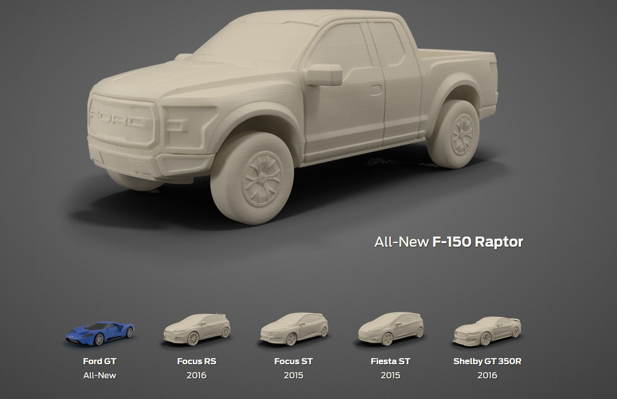 3D Ford: vytiskněte si auto