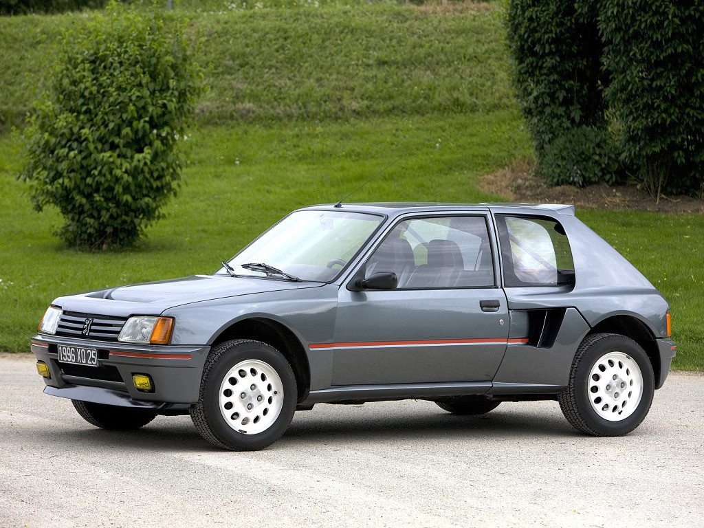 peugeot 205 turbo rallye