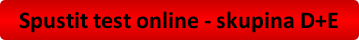 Online test - skupina D+E