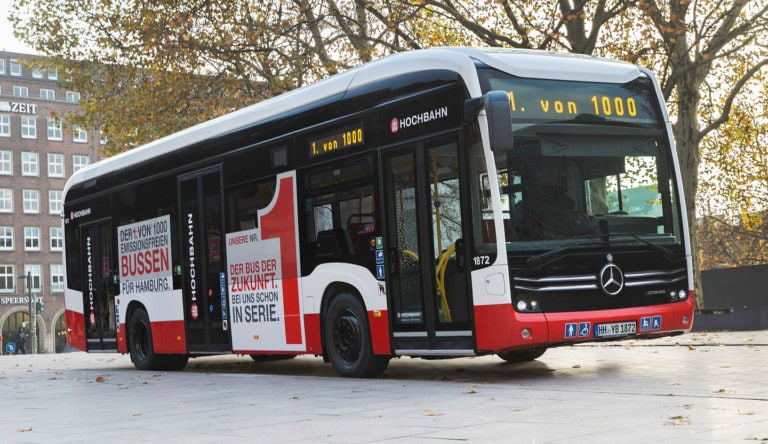 V Německu už jezdí elektrický autobus