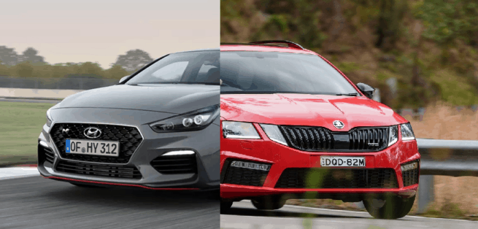 Škoda Octavia RS vs. Hyundai i30 N Fastback