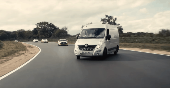 Renault master ve driftu