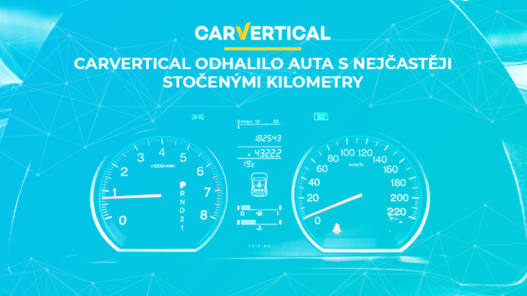 carVertical odhalilo auta s nejčastěji stočenými kilometry