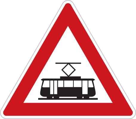 Dopravní značka Tramvaj