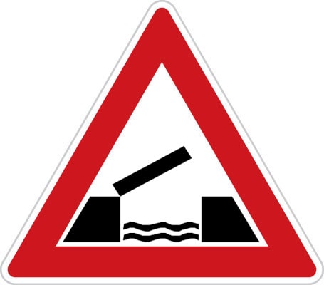 Dopravní značka Pohyblivý most