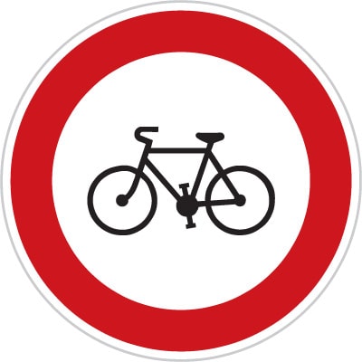 Dopravní značka Zákaz vjezdu jízdních kol