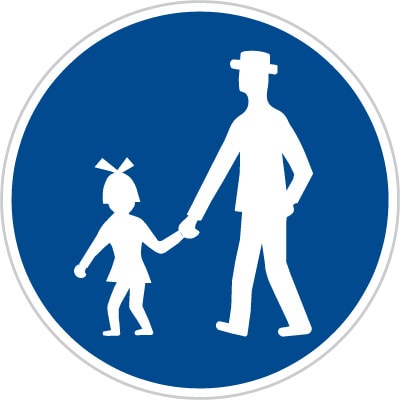 Dopravní značka Stezka pro chodce