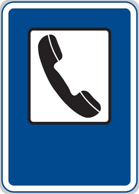 Dopravní značka Telefon