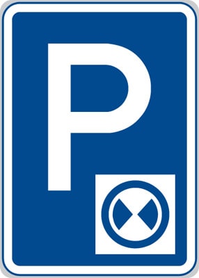 Dopravní značka Parkoviště s parkovacím kotoučem