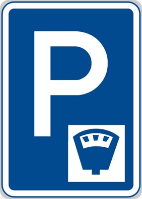 Dopravní značka Parkoviště s parkovacím automatem