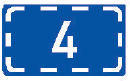 Dopravní značka Číslo silnice