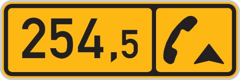 Dopravní značka Kilometrovník
