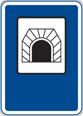 Dopravní značka Tunel