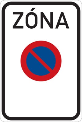 Dopravní značka Zóna s dopravním omezením