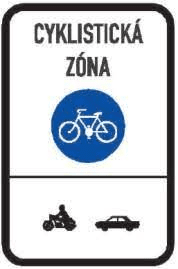 Dopravní značka Zóna pro cyklisty