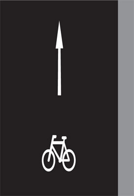 Dopravní značka Jízdní pruh pro cyklisty
