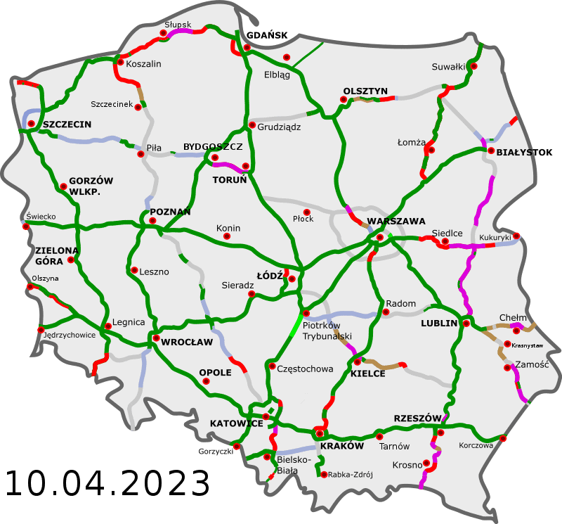 Dálniční síť Polska