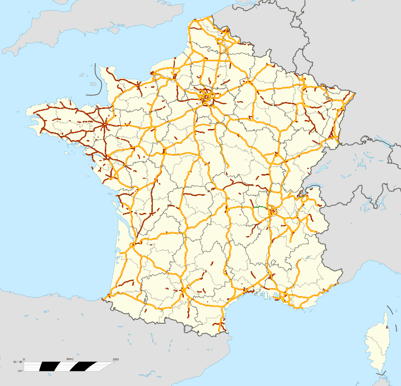 Dálniční síť Francie