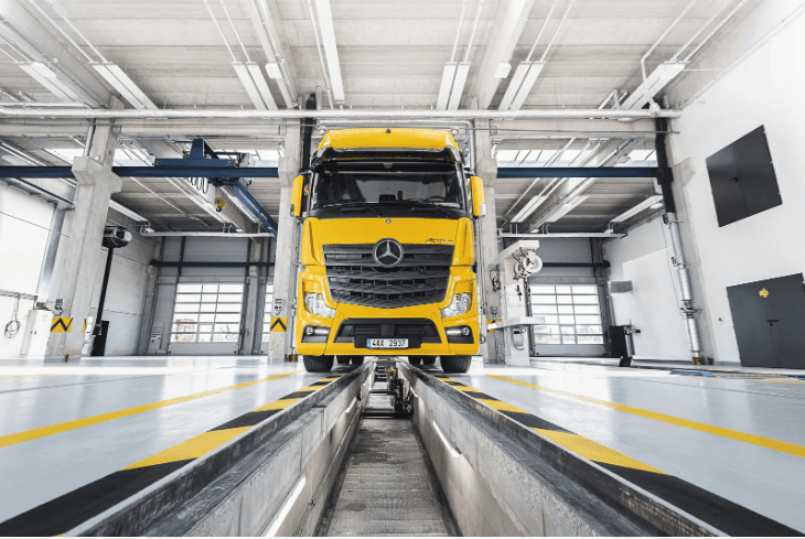 Pravidelné údržby nákladních vozidel
