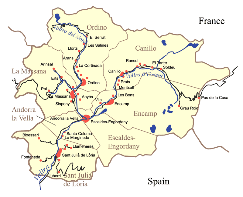Dálniční síť Andorra