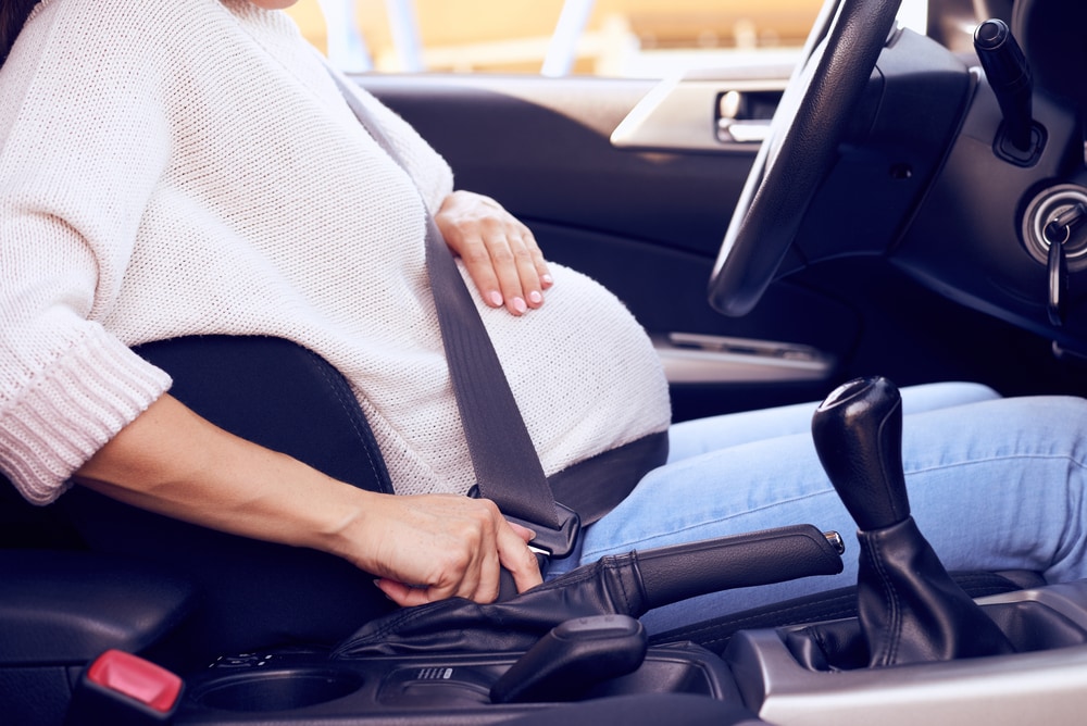 Nastavení sedadla v těhotenství