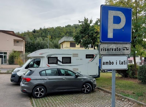 Parkování obytného vozu Itálie