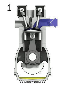 Čtyřdobý motor