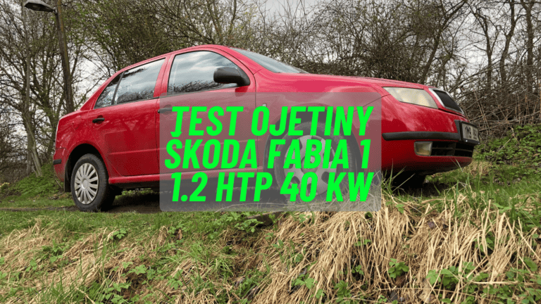 Škoda Fabia 1 genereace 1.2 HTP 40 kW - test ojetiny