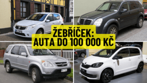 žebříček auta do 100 000 Kč