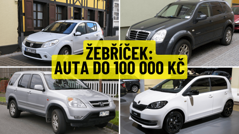 žebříček auta do 100 000 Kč