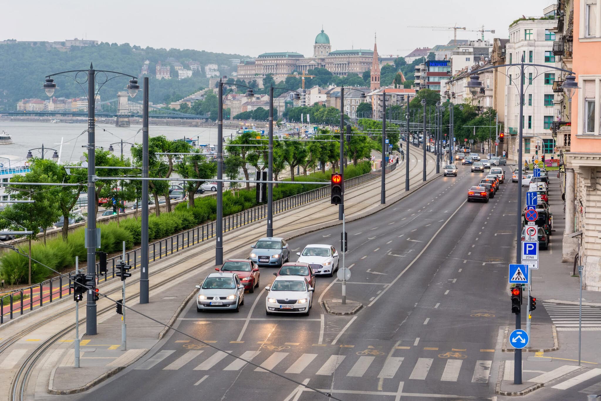 parkování v Budapešti