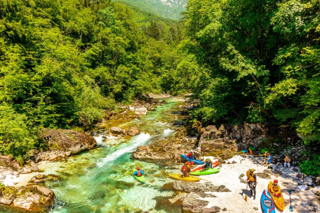 sočská stezka na slovinsku
